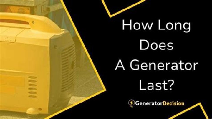 What makes a RV generator last so long?
