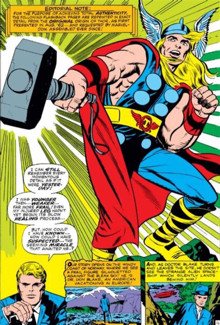 When did Thor first appear in a comic?