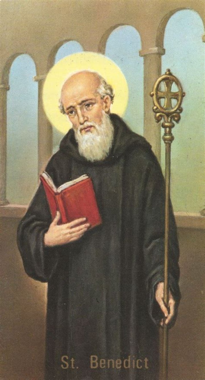When was St Benedict born?