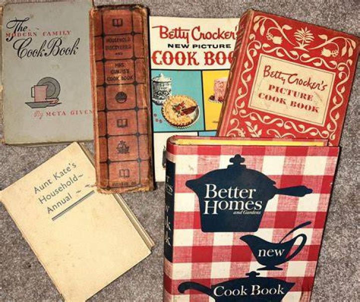 When was the first antique cook book published?