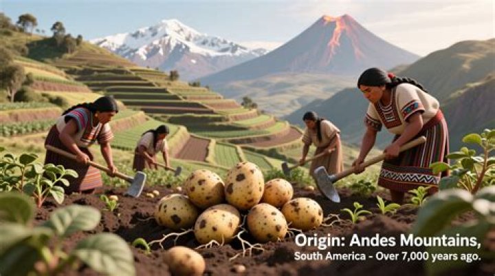 Where did potatoes first come from?