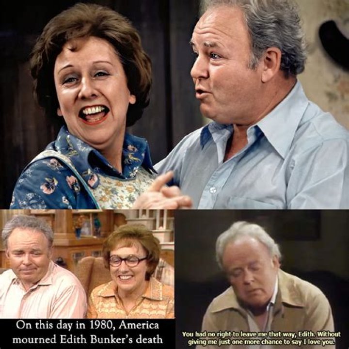 Why did Edith Bunker die