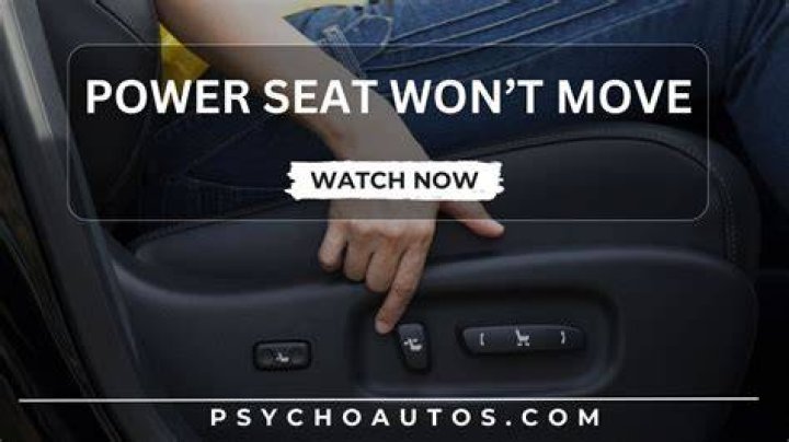 Why does my drivers seat not move forward?