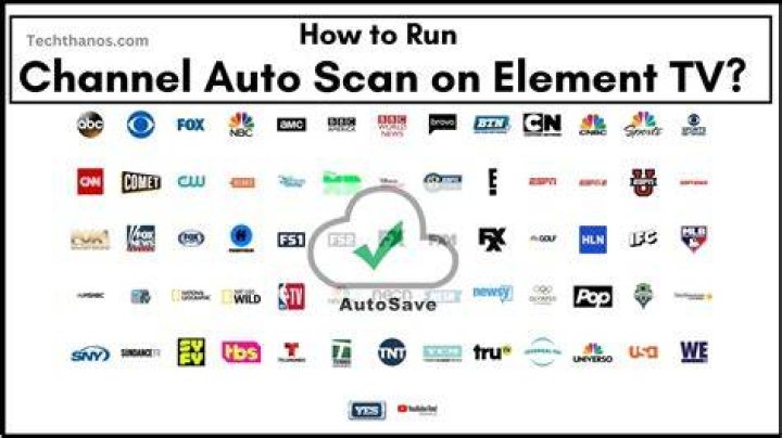 Why does my element TV say please run channel auto scan?