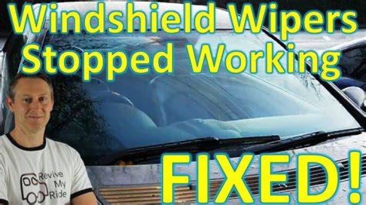 Why does my windshield wipers stop working when it rains?