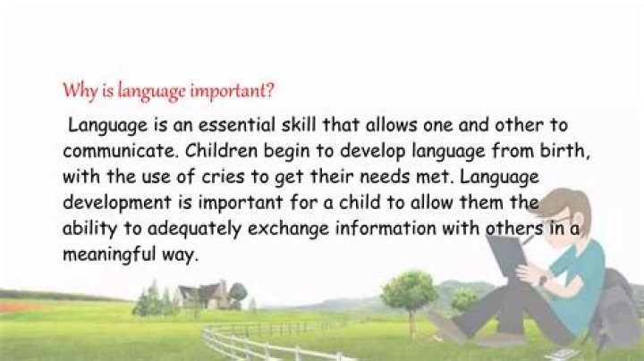 Why is early language development important