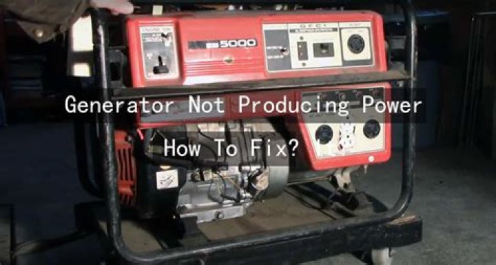 Why is my generator not running?