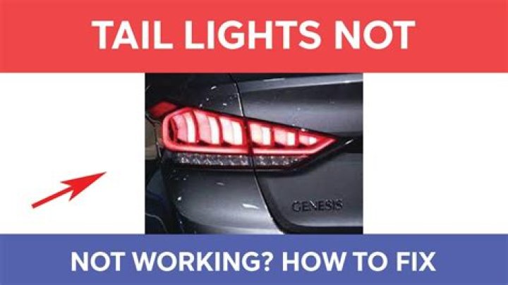 Why is my tail light not working after replacing bulb?
