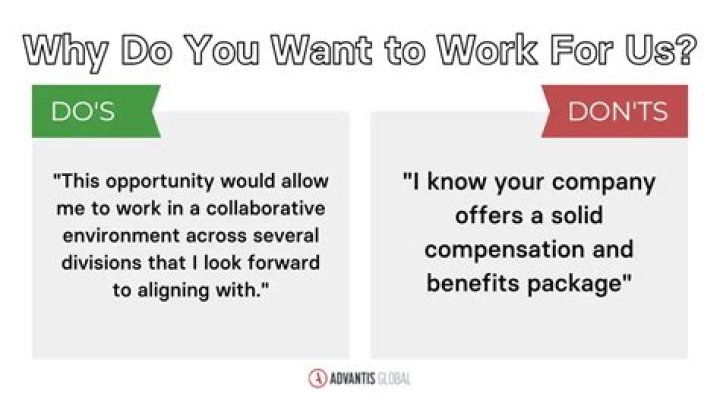 Why would u like to work for us