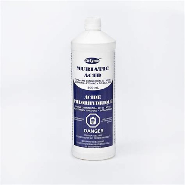 Will muriatic acid dissolve rubber?